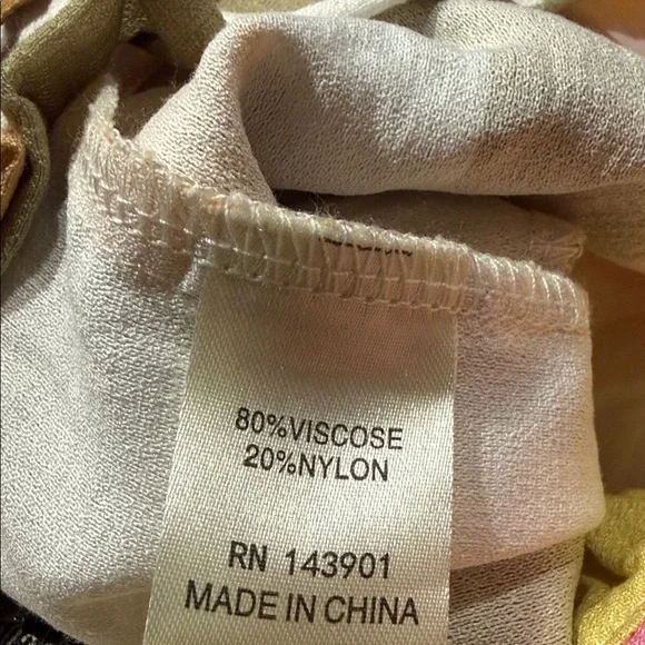 NWT Coco + Carmen Lyla Printed Flowy Pant With Tie Waist - Picture 12 of 12